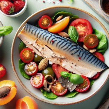 Salade de Maquereau et Chavroux aux Abricots