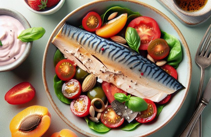 Salade de Maquereau et Chavroux aux Abricots