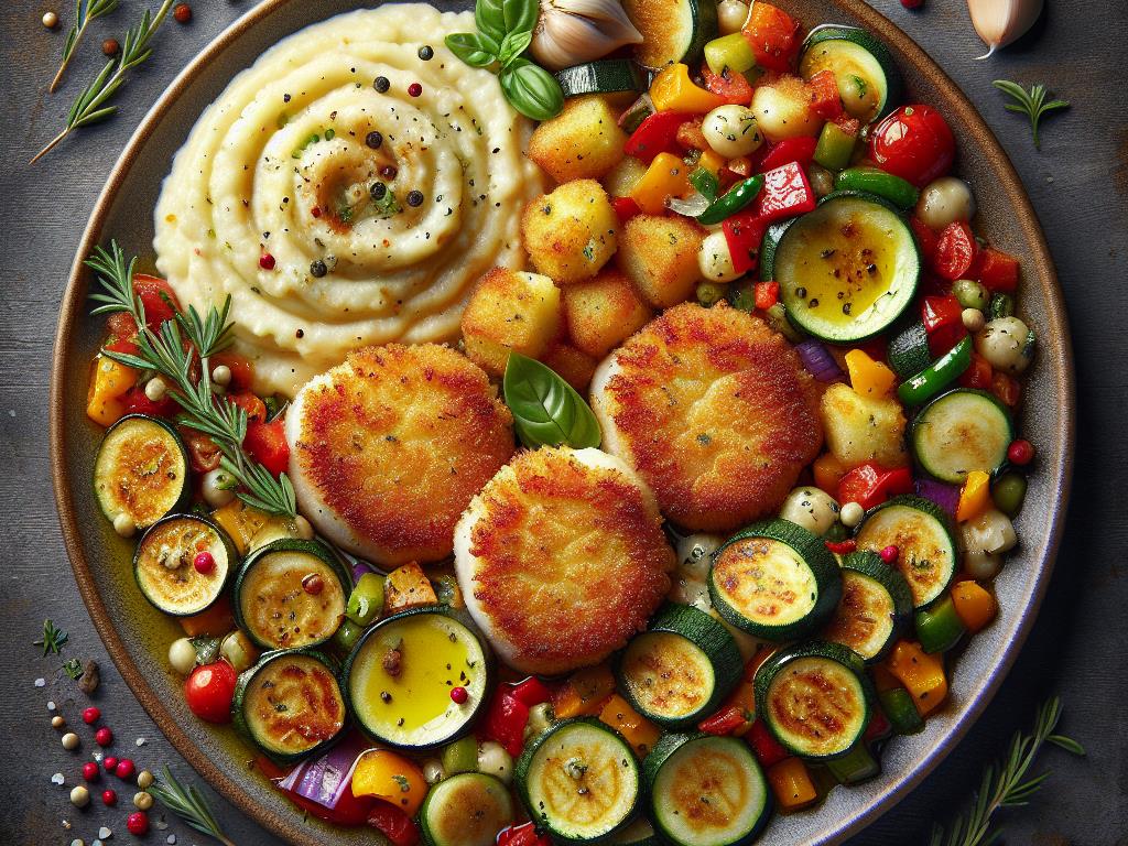 image-36 Escalope de Veau Panée avec Ratatouille et Aligot