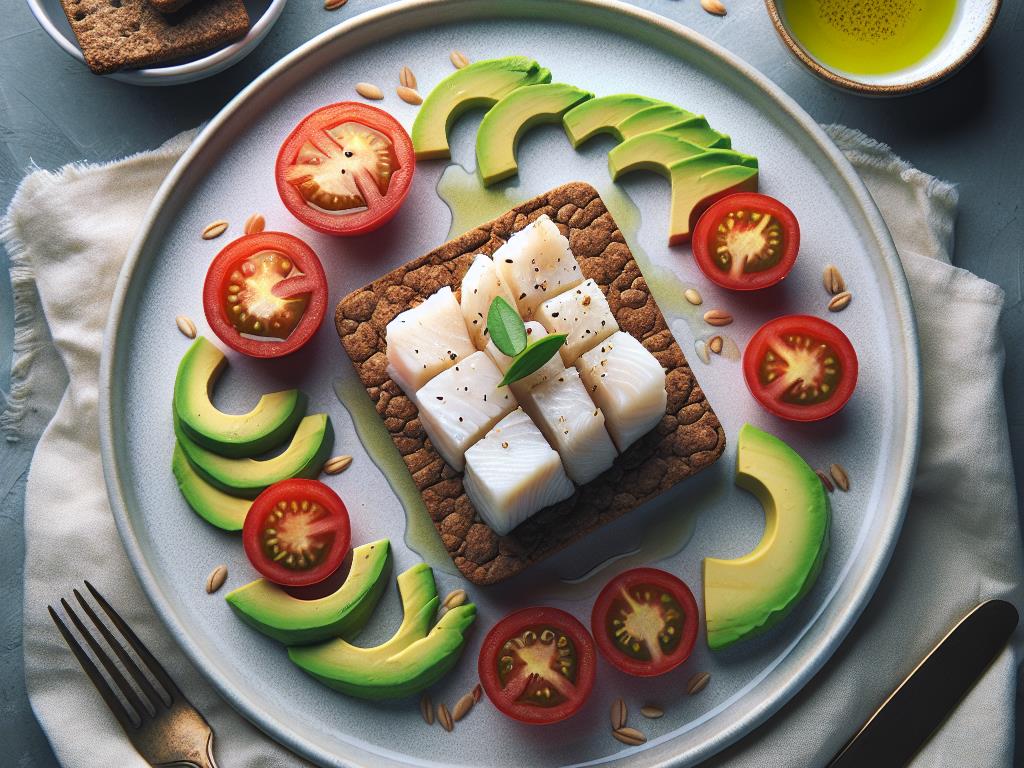 image-4 Délice de Cabillaud sur Biscottes à l’Avocat et Tomate