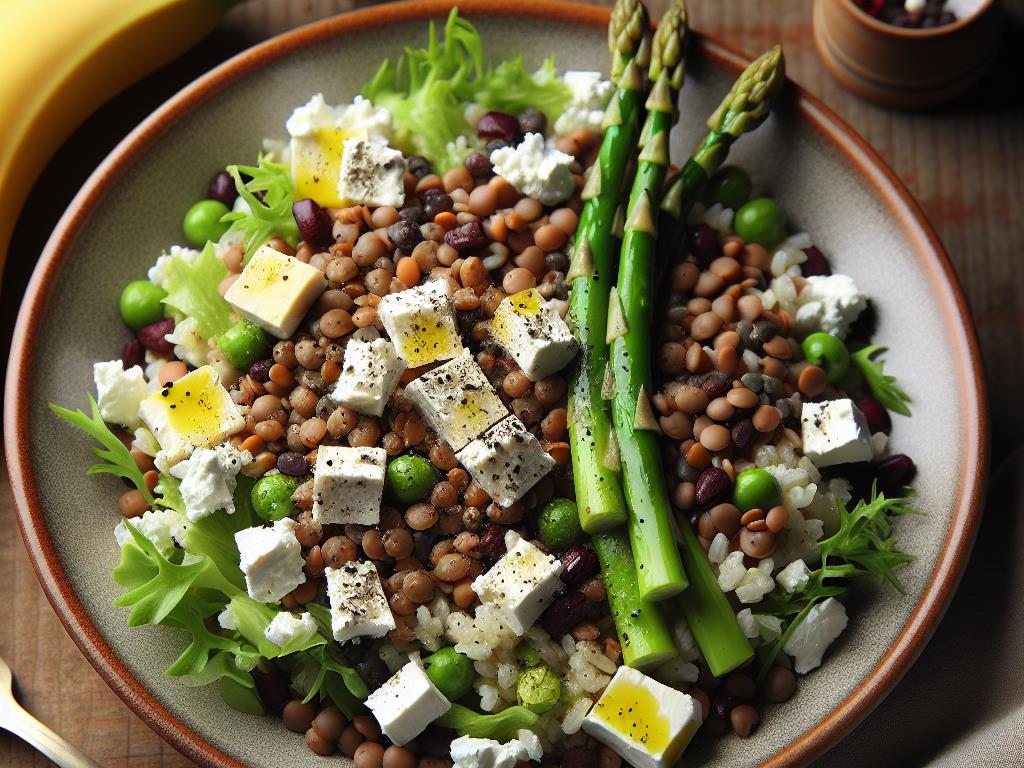 image-42 Salade de Lentilles, Riz et Asperges au Chèvre