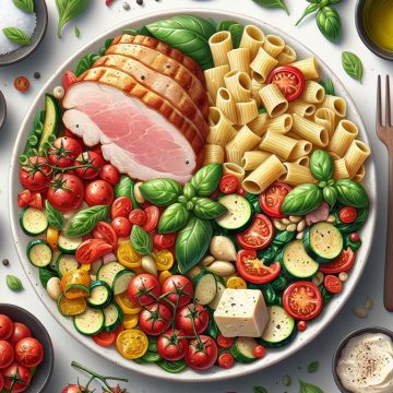 image-47 Salade Rigatoni aux Légumes d’Été et Boursin avec Rôti de Porc