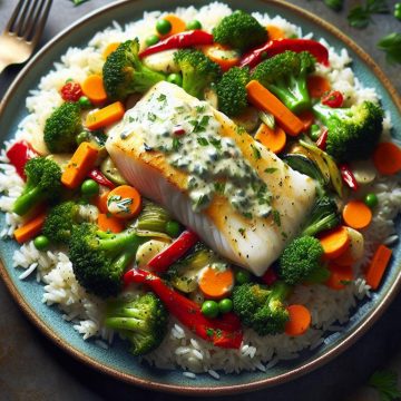 image-52 Riz aux Légumes Sautés et Poisson à la Sauce Crémeuse