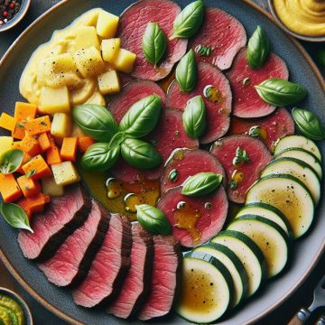 Délice de Bœuf et Duo de Purées