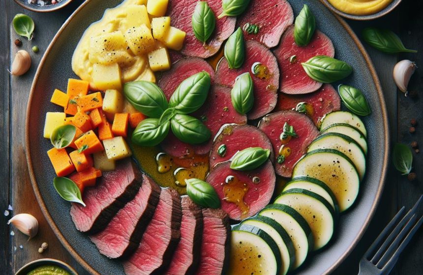 Délice de Bœuf et Duo de Purées