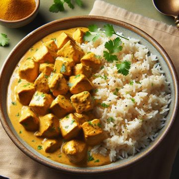 image-6 Poulet au Curry et Lait de Coco avec Duo de Riz