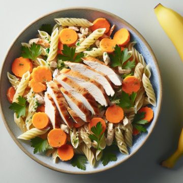 Salade de Poulet aux Carottes et Pâtes