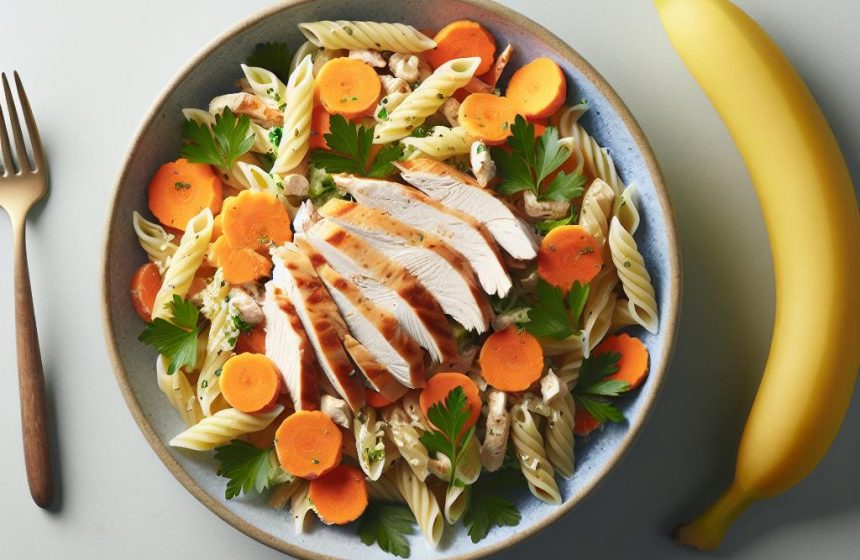 Salade de Poulet aux Carottes et Pâtes