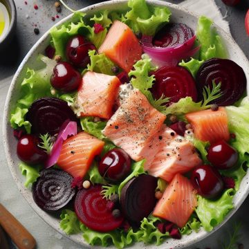 Salade Saumon-Bettrave Gourmande