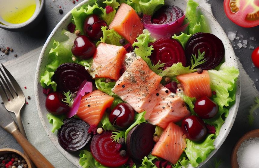 Salade Saumon-Bettrave Gourmande