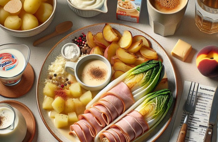 Délice d’Endives au Jambon avec Béchamel Légère