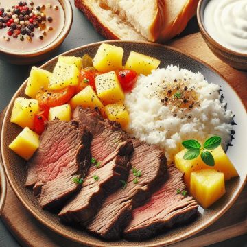 Délice de Bœuf Rôti aux Saveurs Méditerranéennes