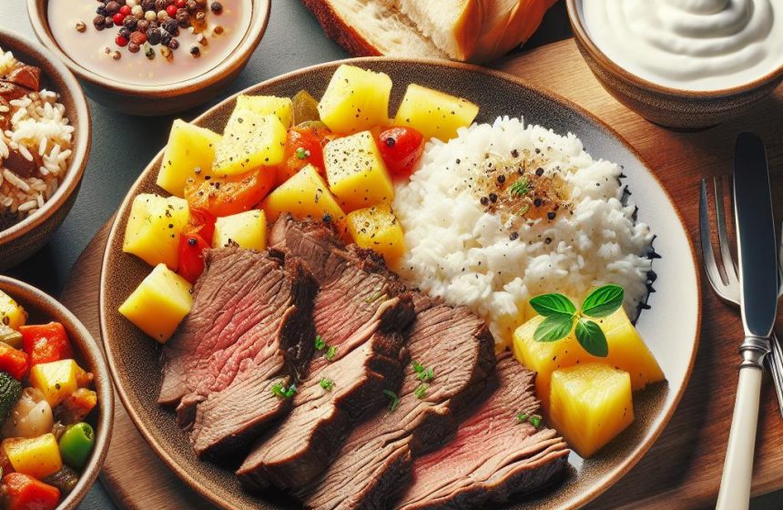 Délice de Bœuf Rôti aux Saveurs Méditerranéennes