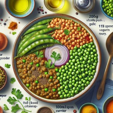 Curry de Lentilles et Petits Pois