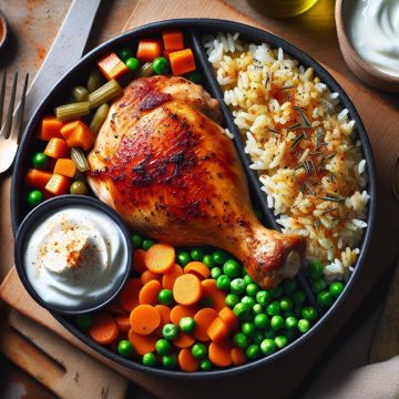 Cuisses de Poulet au Paprika et Riz Printanier