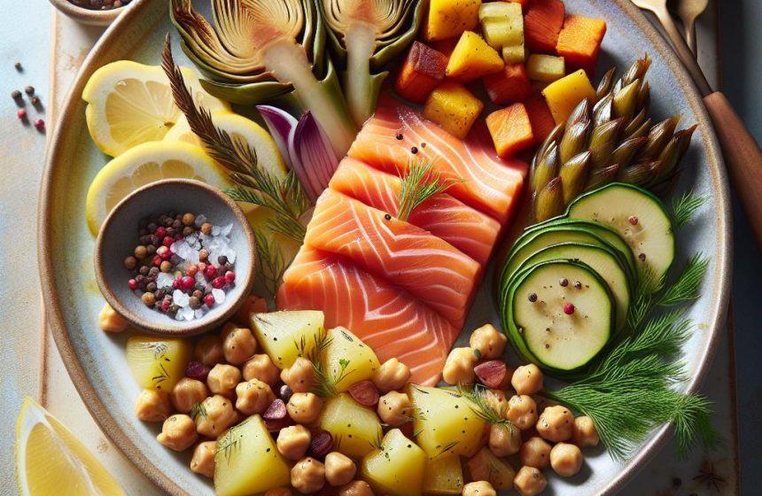 Délice de Saumon Fumé et Légumes Gourmands