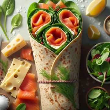 Wrap Saumon et Petit Suisse Gourmand