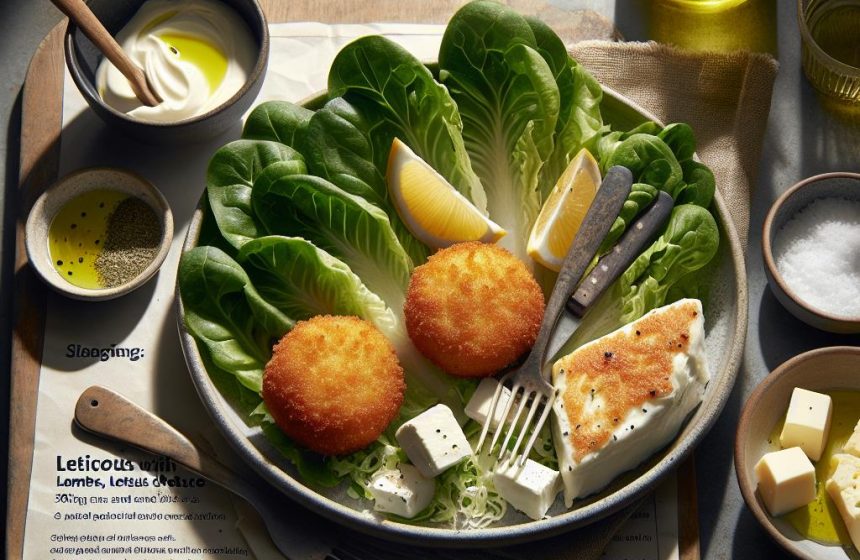 Délice de Cabillaud à la Mâche et Fromage Blanc Vanillé