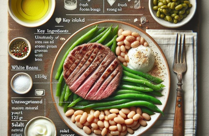 Délice de Steak Haché de Jambon aux Haricots