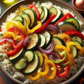 Riz Arc-en-Ciel aux Légumes