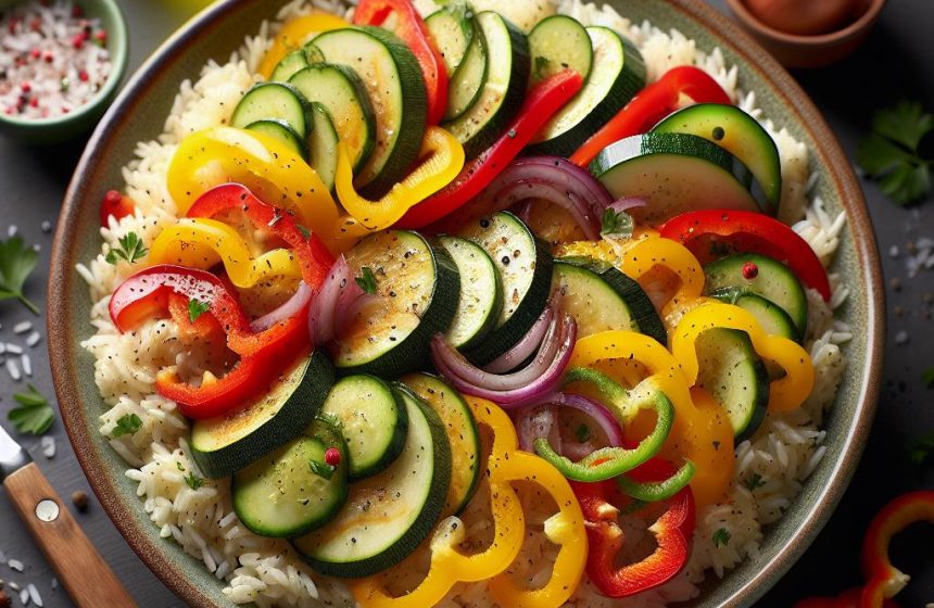 Riz Arc-en-Ciel aux Légumes