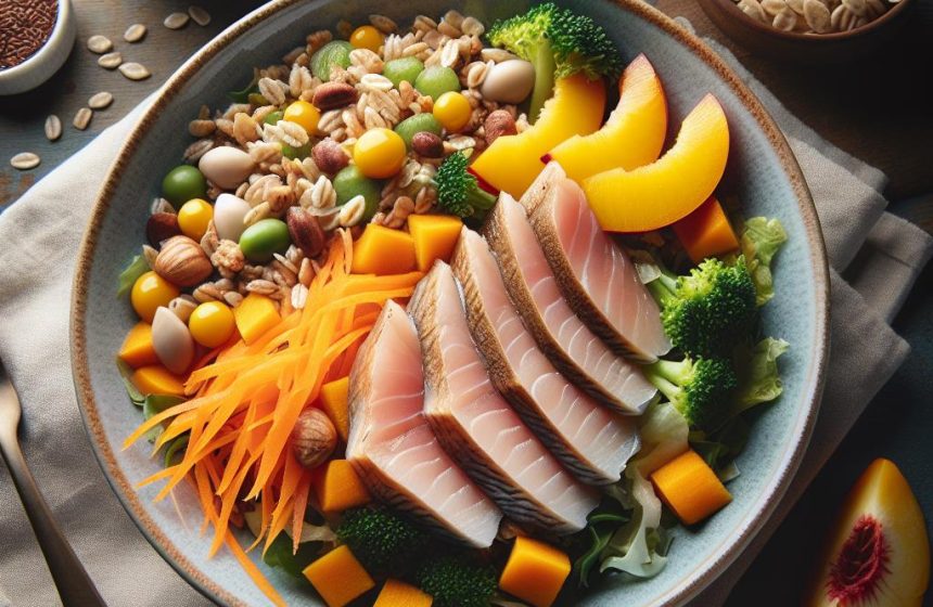 Salade Méditerranéenne à l’Espadon et Pêche