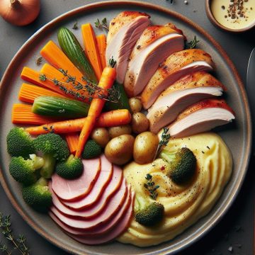 Délice de Volaille et Légumes en Duo