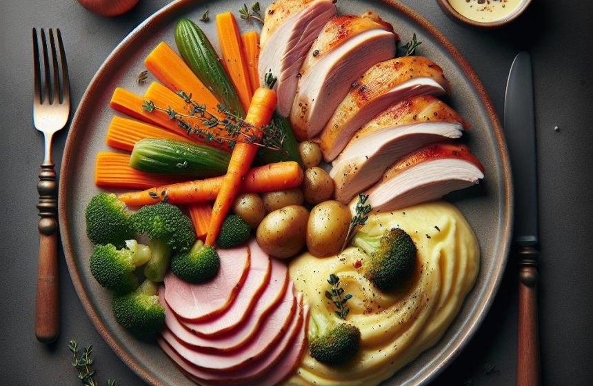 Délice de Volaille et Légumes en Duo