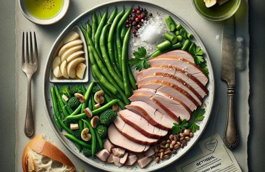 Délice de Porc et Haricots Verts aux Douceurs de Compote